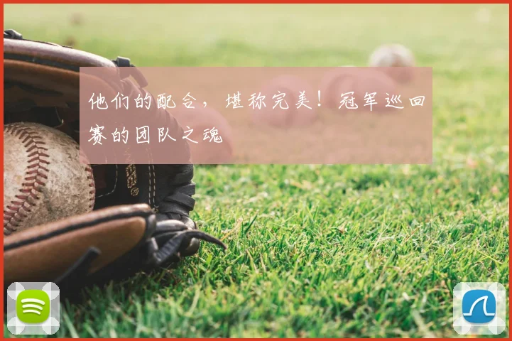 他们的配合,堪称完美!冠军巡回赛的团队之魂